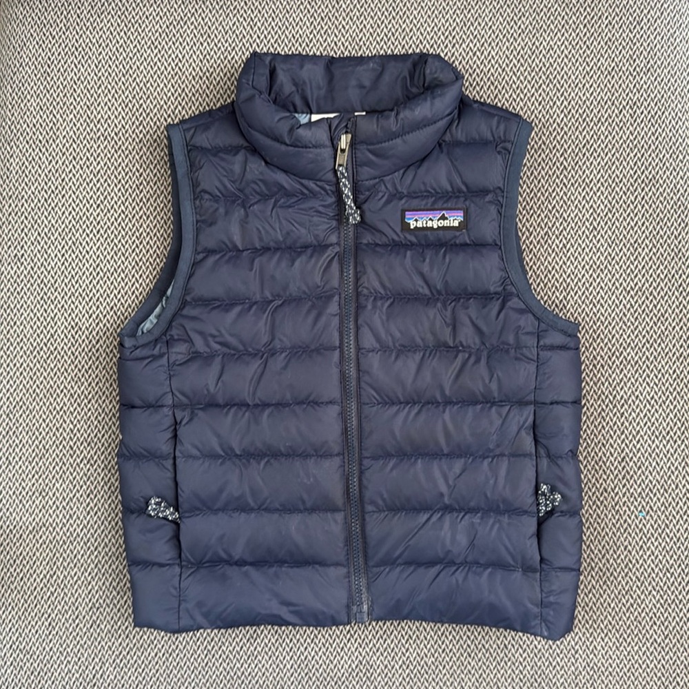 Patagonia Kids Blue Puffer Vest